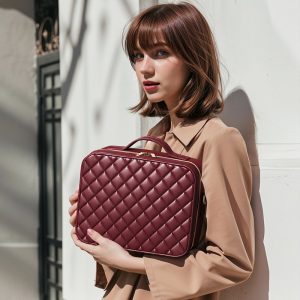 handheld makeup bag
﻿Easy and effortless, take it as you please and go!